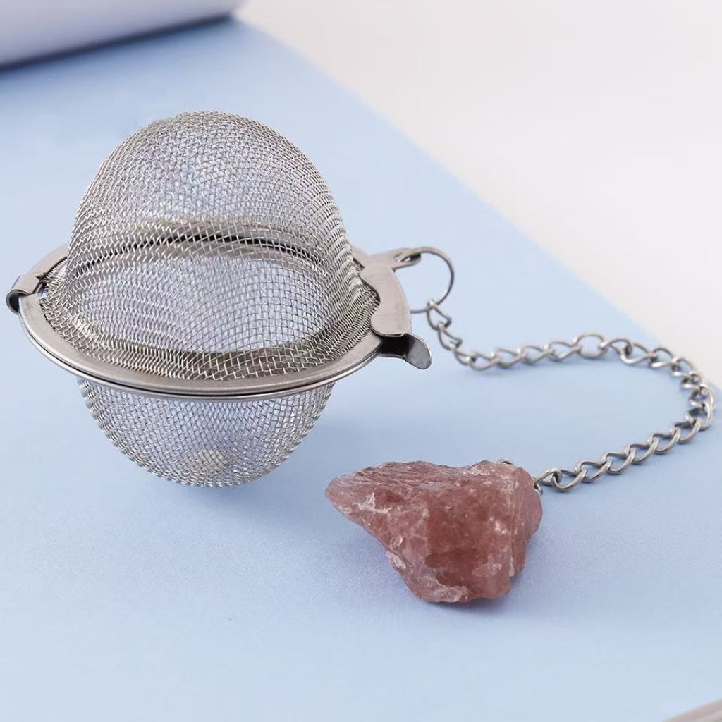 Natural Crystal Tea Strainer & Tea Infuser
