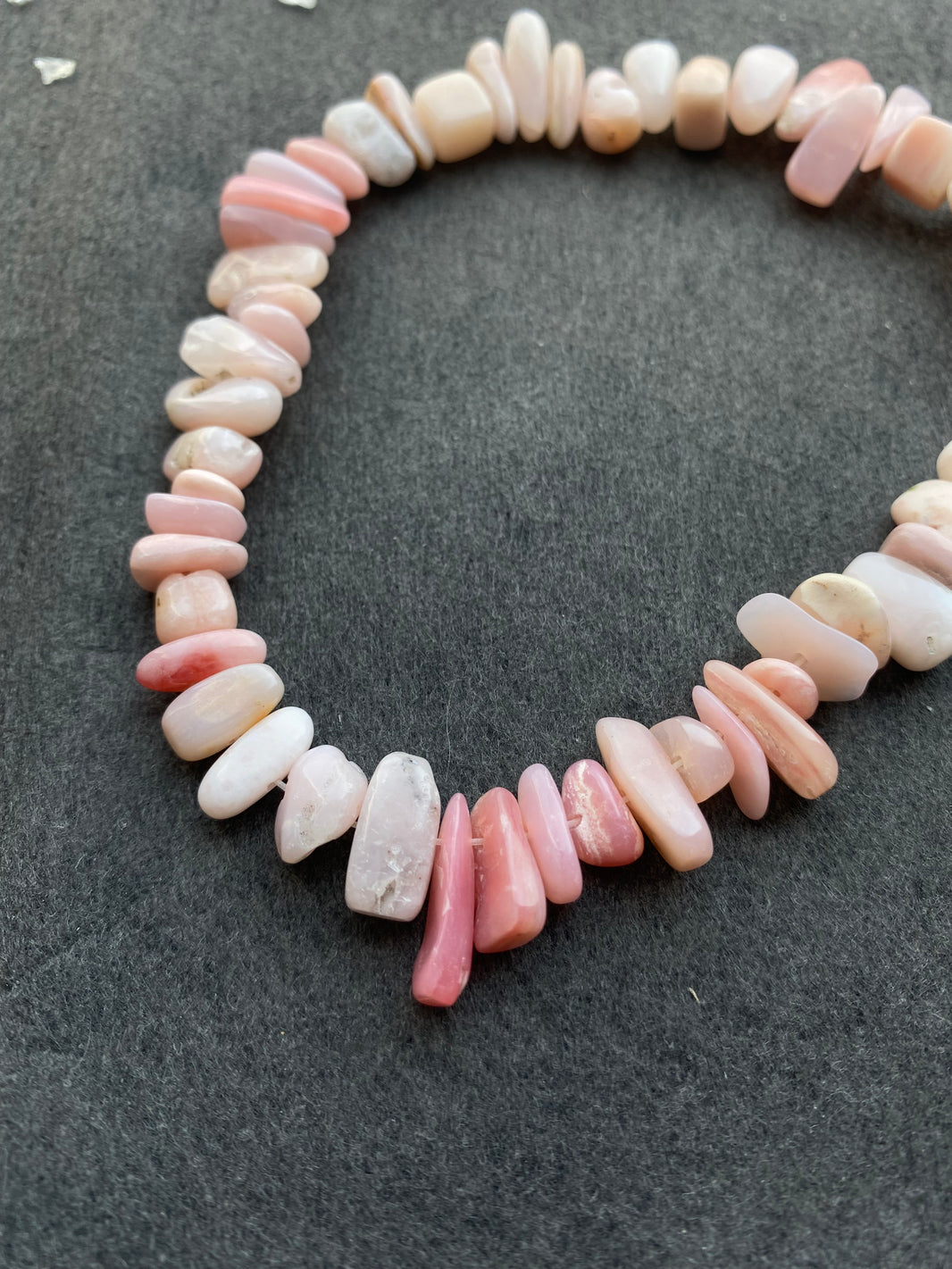 9 - Natural Pink Tone Irregular Chip Loose Beads